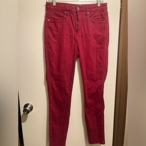 Judy Blue Bold Red Skinny Jeans